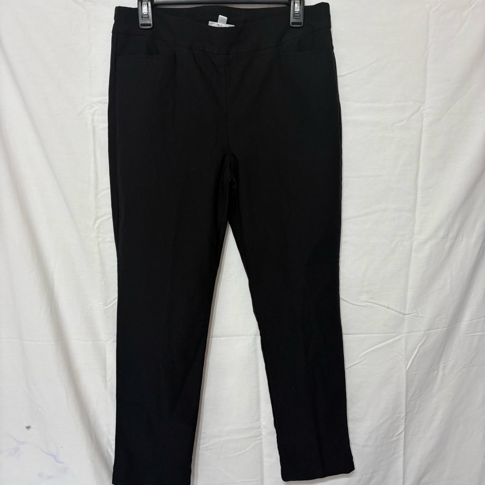 Chico's Classic Black Trousers - Picture 2 of 9